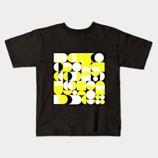 geometric yellow Kids T-Shirt